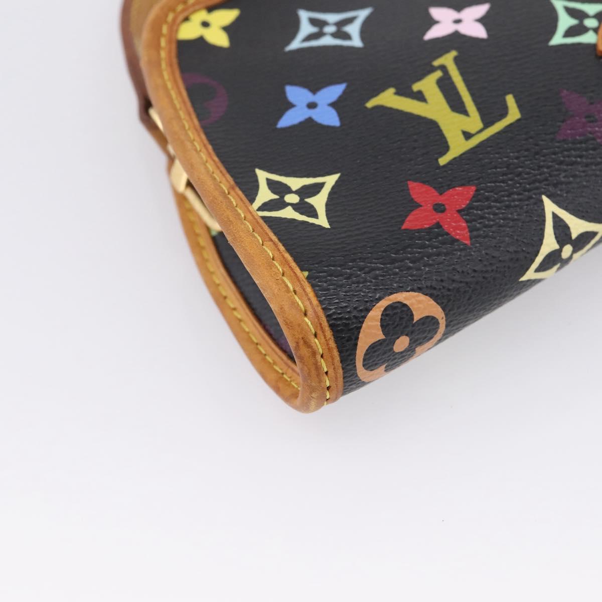 LOUIS VUITTON Monogram Multicolor Shirley Bag Black M40050 LV Auth 207039A