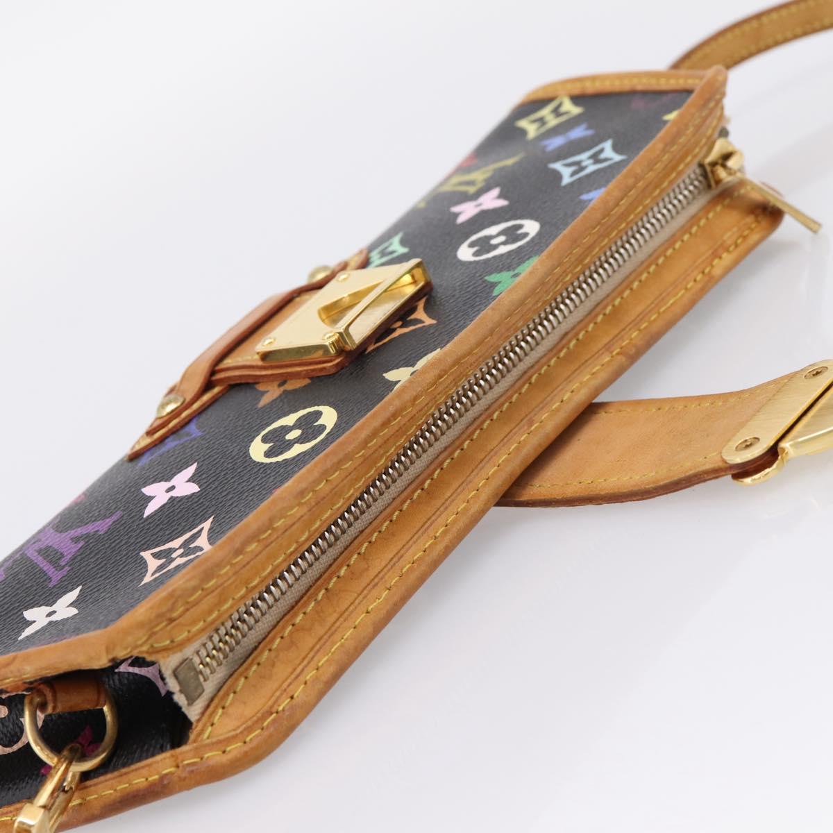 LOUIS VUITTON Monogram Multicolor Shirley Bag Black M40050 LV Auth 207039A