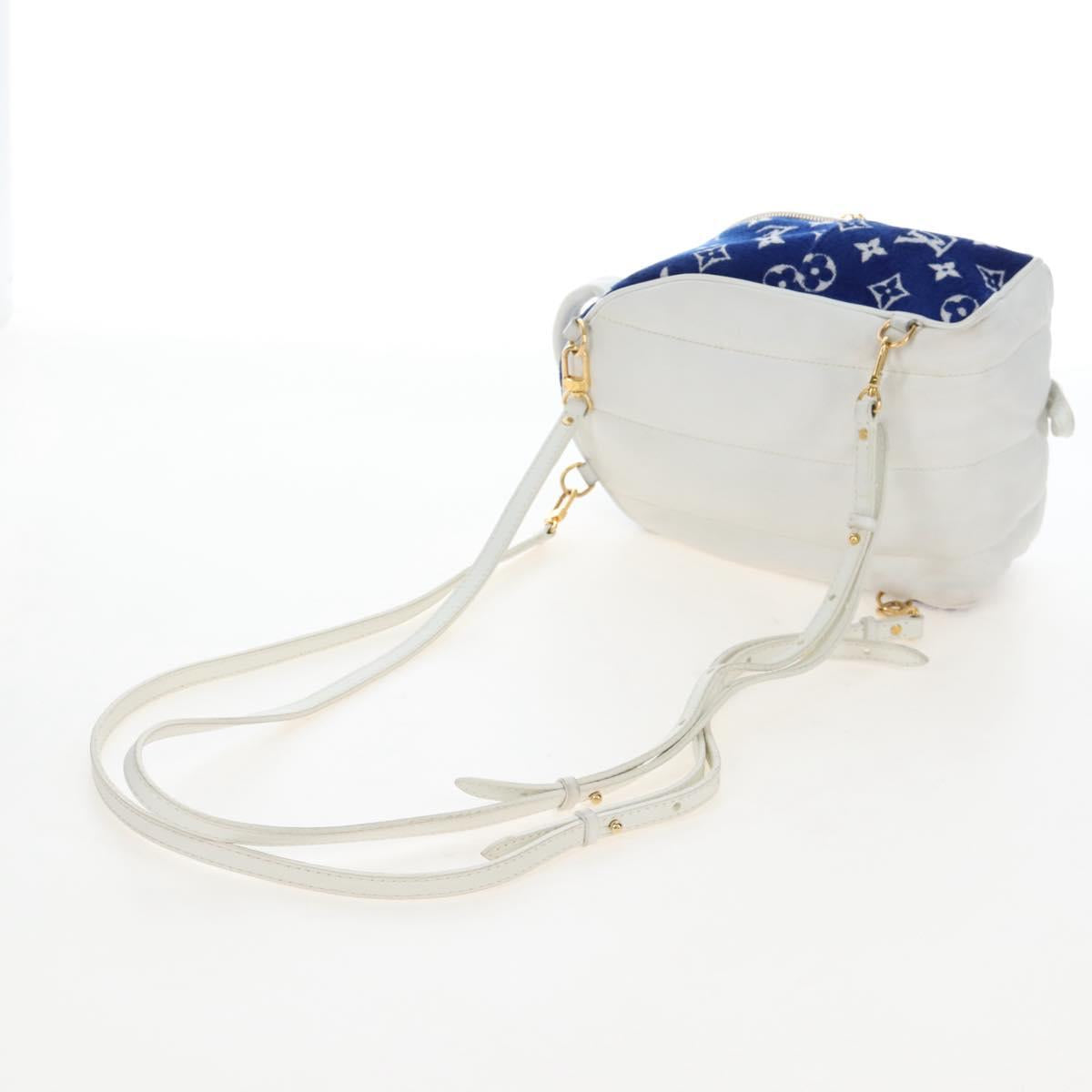LOUIS VUITTON Jacquard Velvet Palm Spring Mini Backpack M46207 LV Auth 207040M