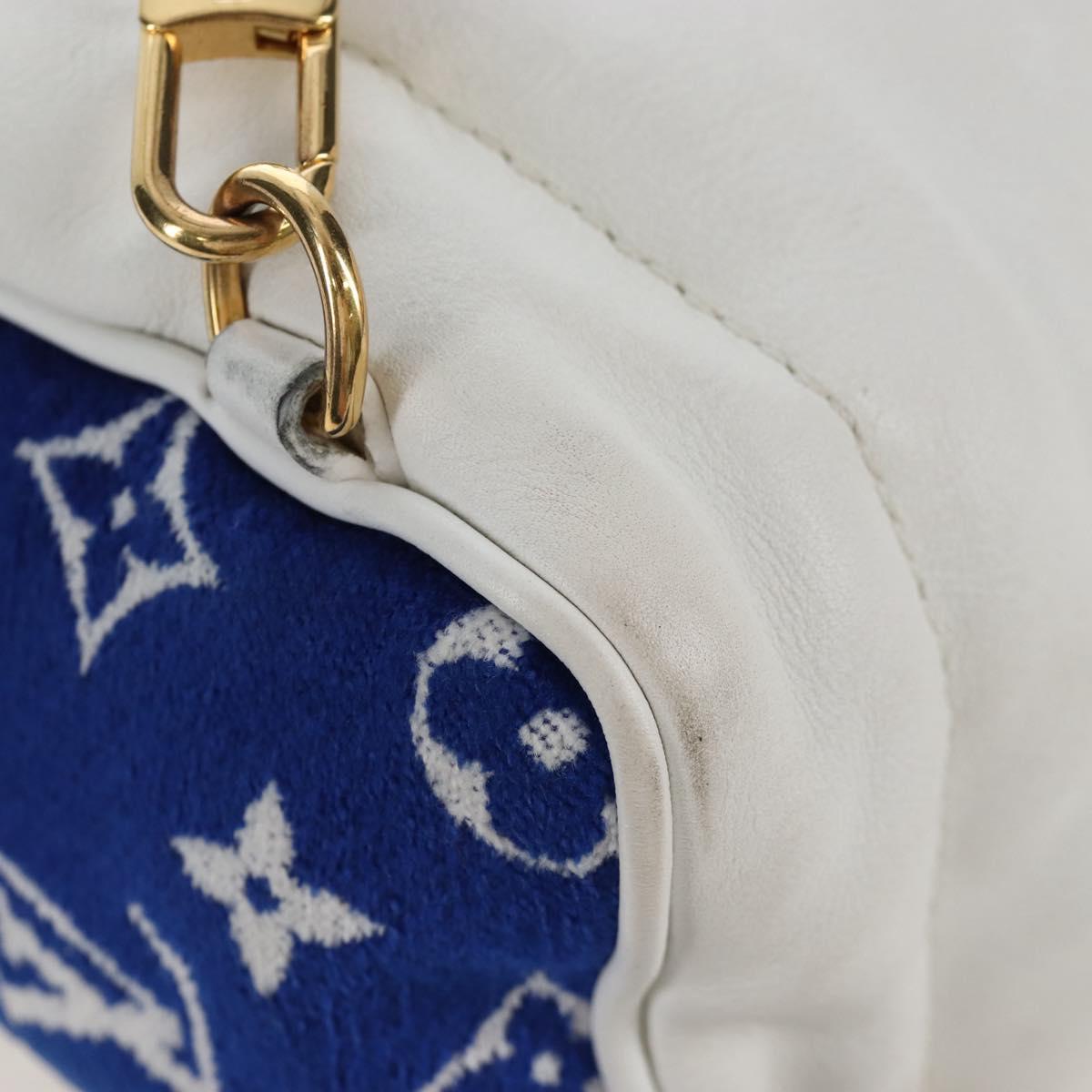 LOUIS VUITTON Jacquard Velvet Palm Spring Mini Backpack M46207 LV Auth 207040M