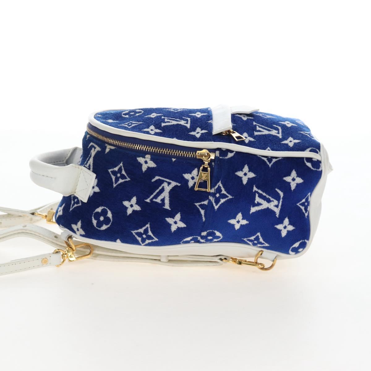 LOUIS VUITTON Jacquard Velvet Palm Spring Mini Backpack M46207 LV Auth 207040M