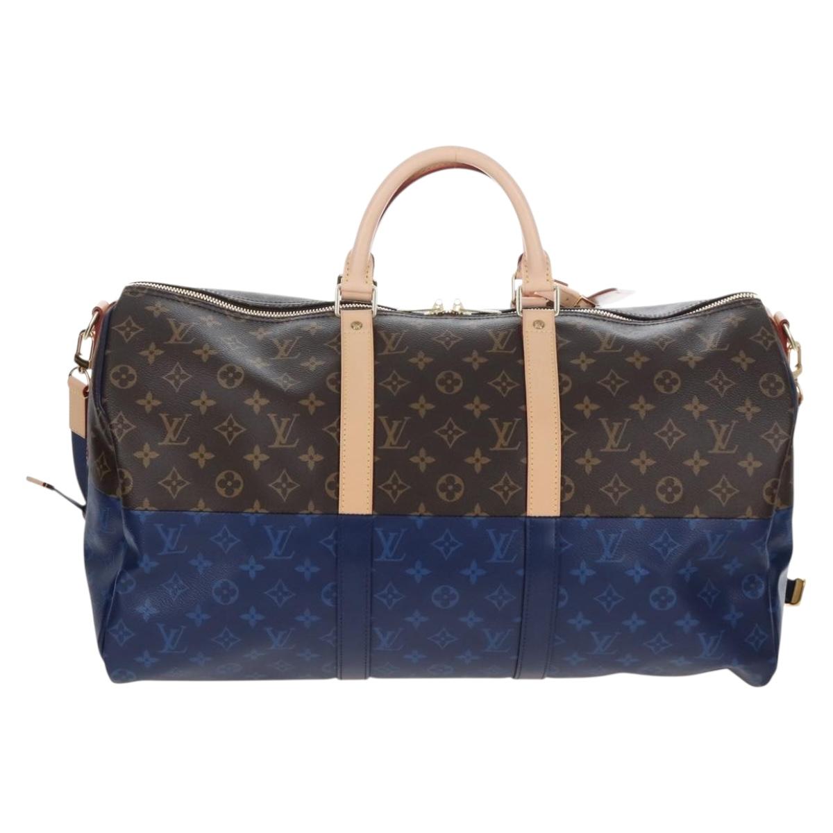 LOUIS VUITTON Pacific Split Keepall Bandouliere 50 Bag M43861 LV Auth 207044SAM