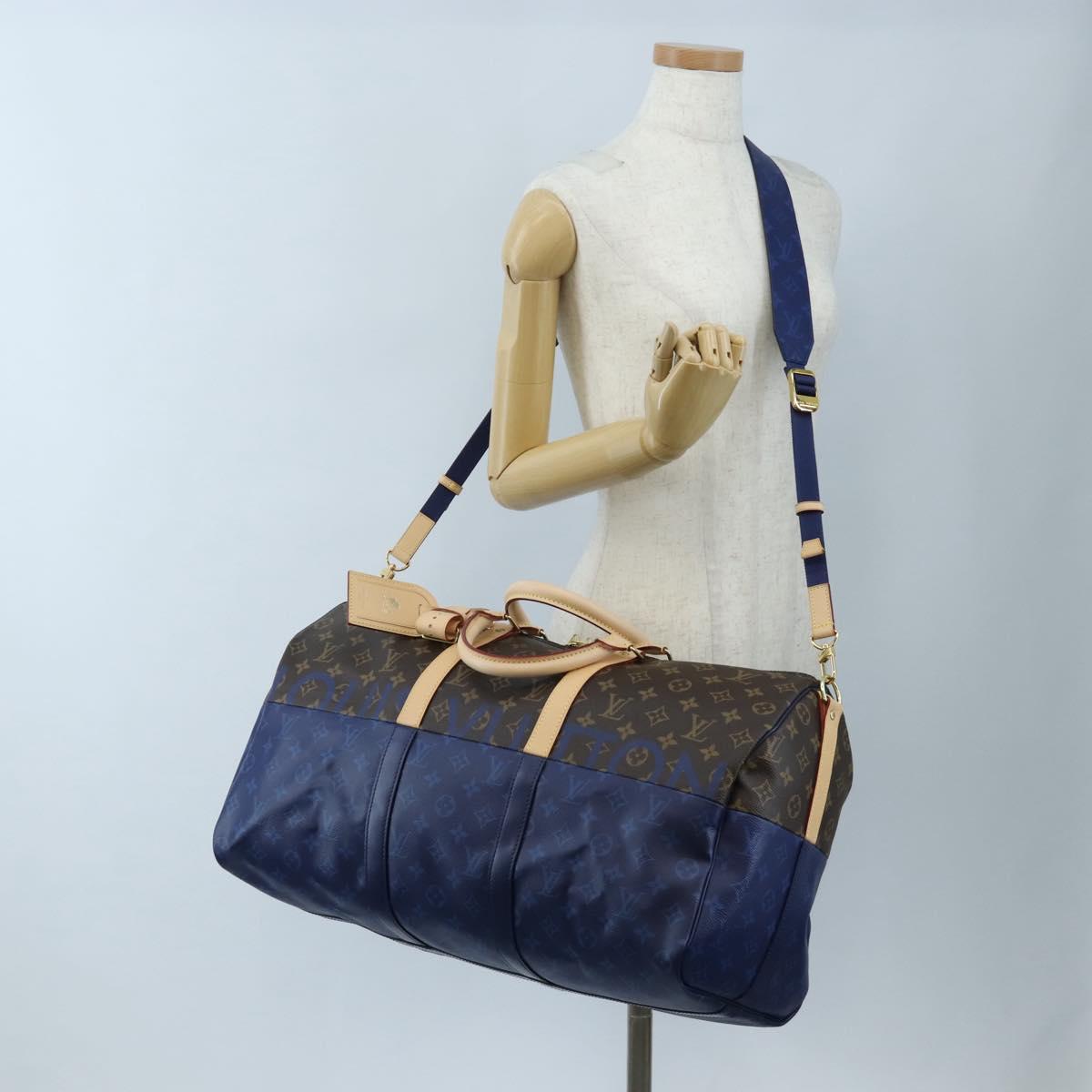 LOUIS VUITTON Pacific Split Keepall Bandouliere 50 Bag M43861 LV Auth 207044SAM