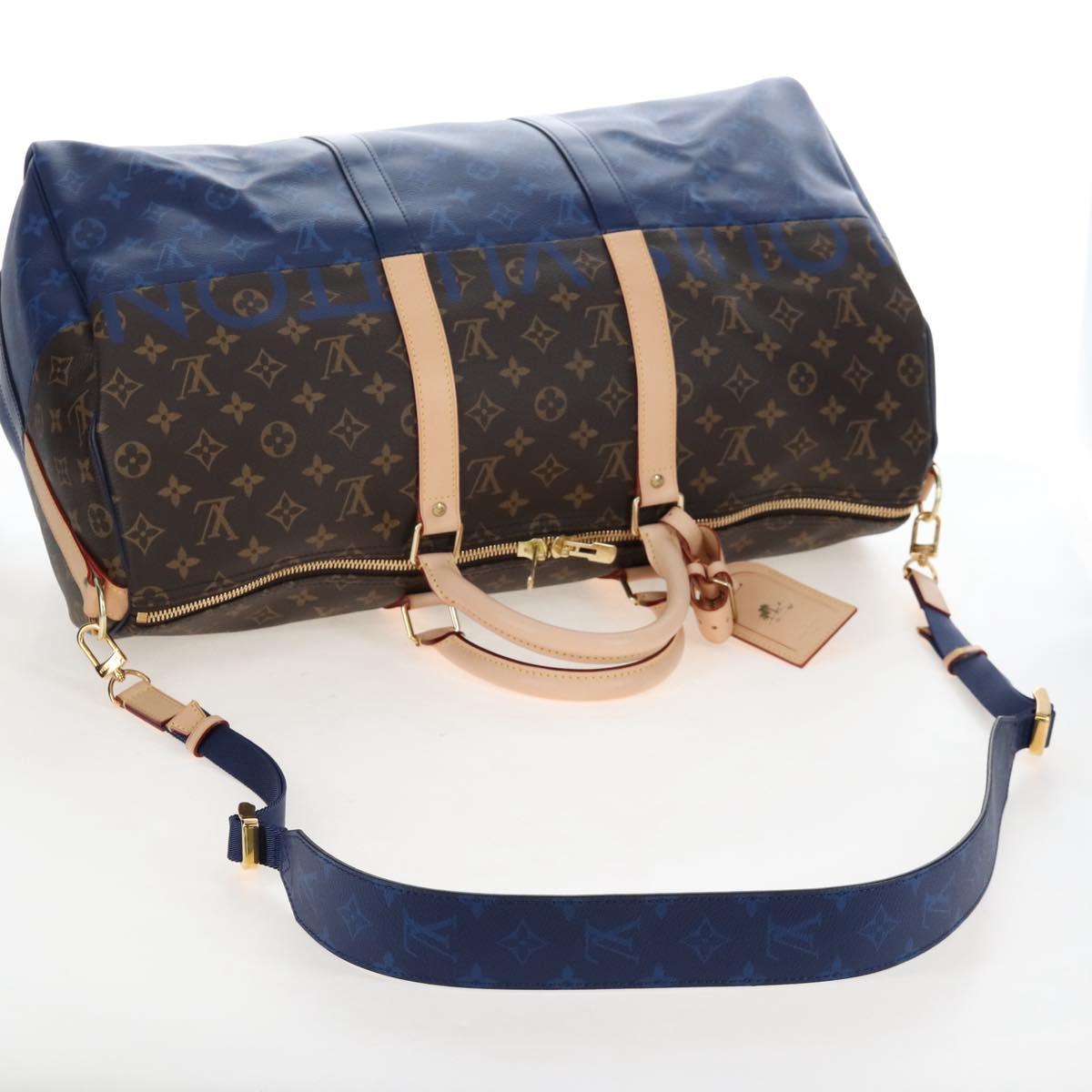 LOUIS VUITTON Pacific Split Keepall Bandouliere 50 Bag M43861 LV Auth 207044SAM