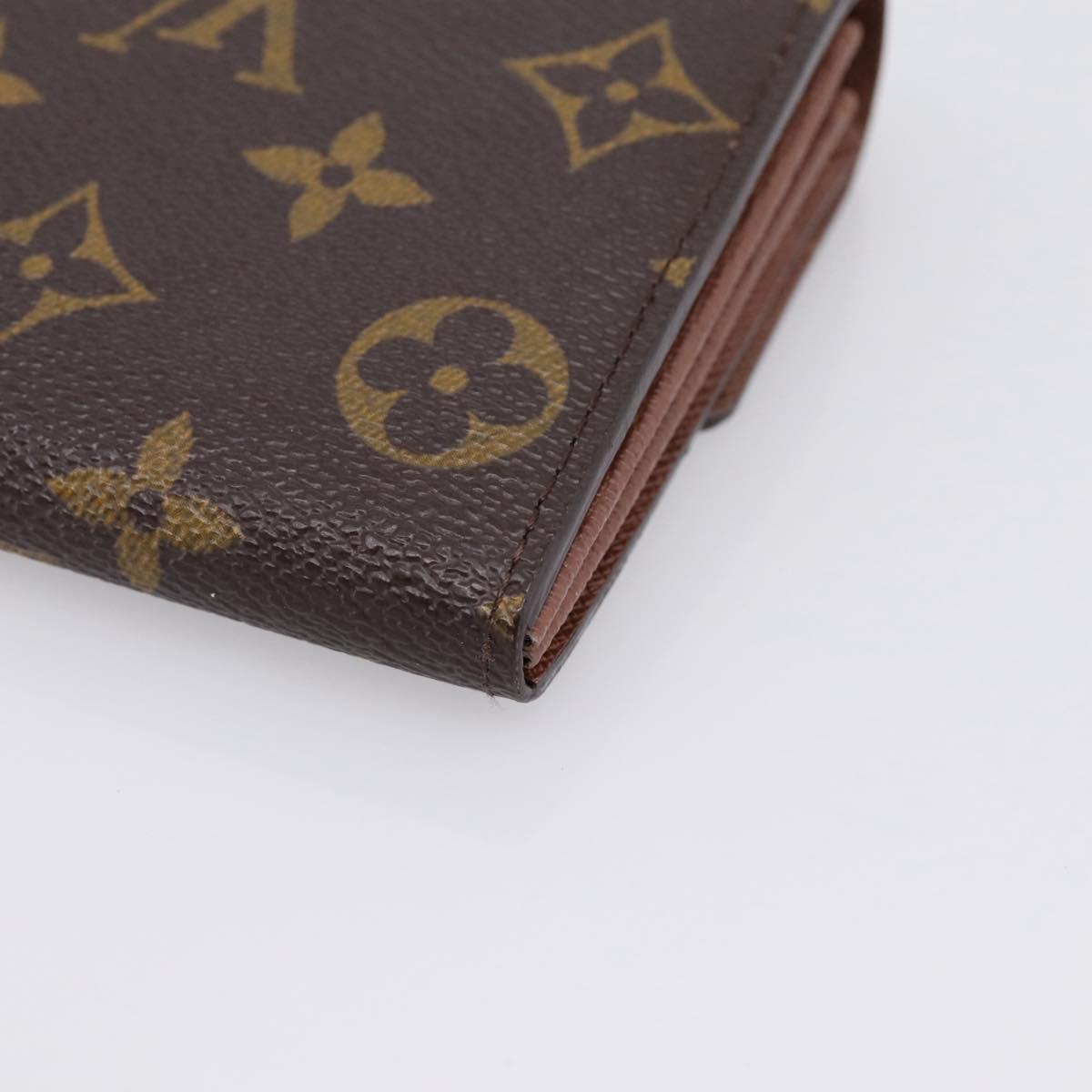 LOUIS VUITTON Monogram Portefeuille Sarah Long Wallet M61734 LV Auth 207050