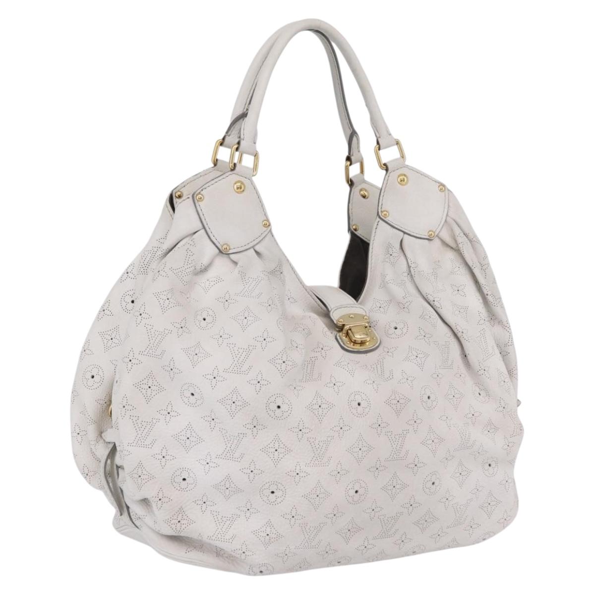 LOUIS VUITTON Monogram Punching Mahina Neo L Bag Leather M94280 LV Auth 207069A