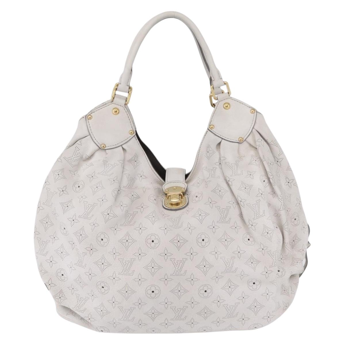 LOUIS VUITTON Monogram Punching Mahina Neo L Bag Leather M94280 LV Auth 207069A
