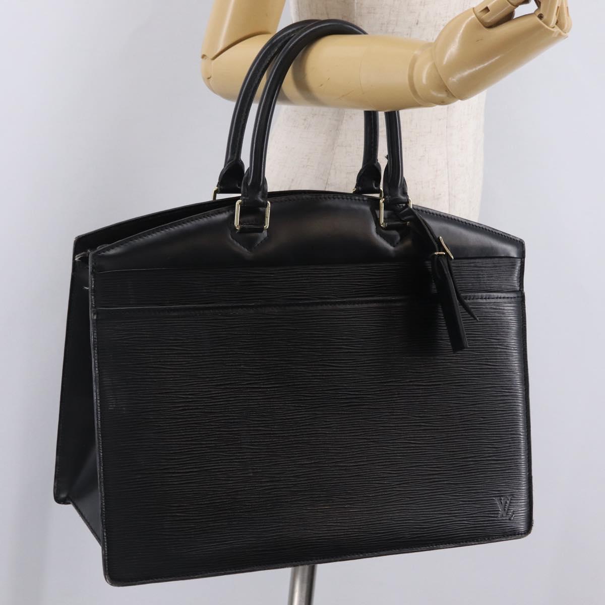 LOUIS VUITTON Epi Riviera Hand Bag Black M48182 LV Auth 207097