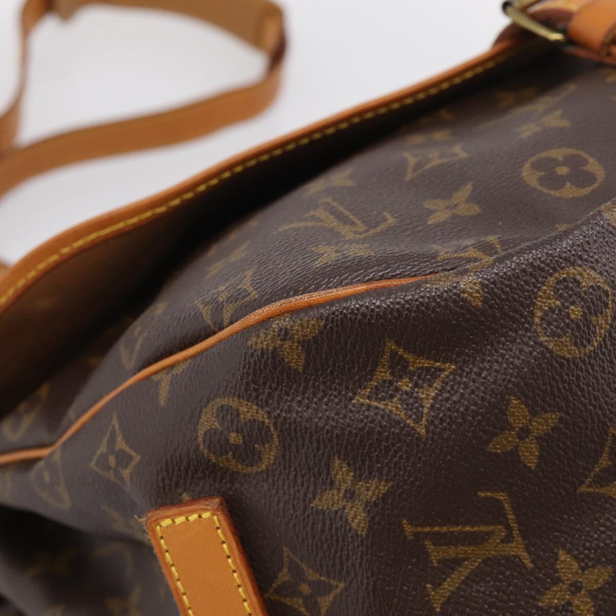 LOUIS VUITTON Monogram Saumur 35 Shoulder Bag M42254 LV Auth 207125V