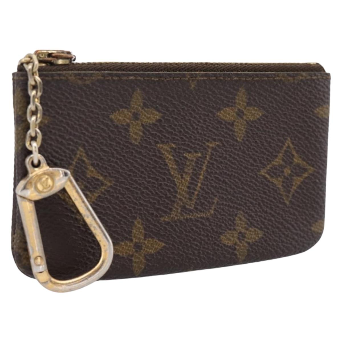 LOUIS VUITTON Monogram Pochette Cles Coin Purse M60033 LV Auth 207129