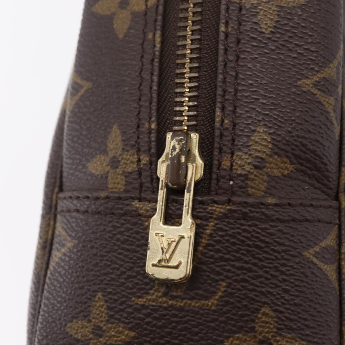 LOUIS VUITTON Monogram Trousse Toilette 28 Clutch Bag M47522 LV Auth 207135