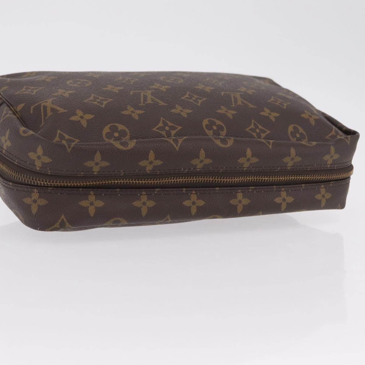 LOUIS VUITTON Monogram Trousse Toilette 28 Clutch Bag M47522 LV Auth 207135