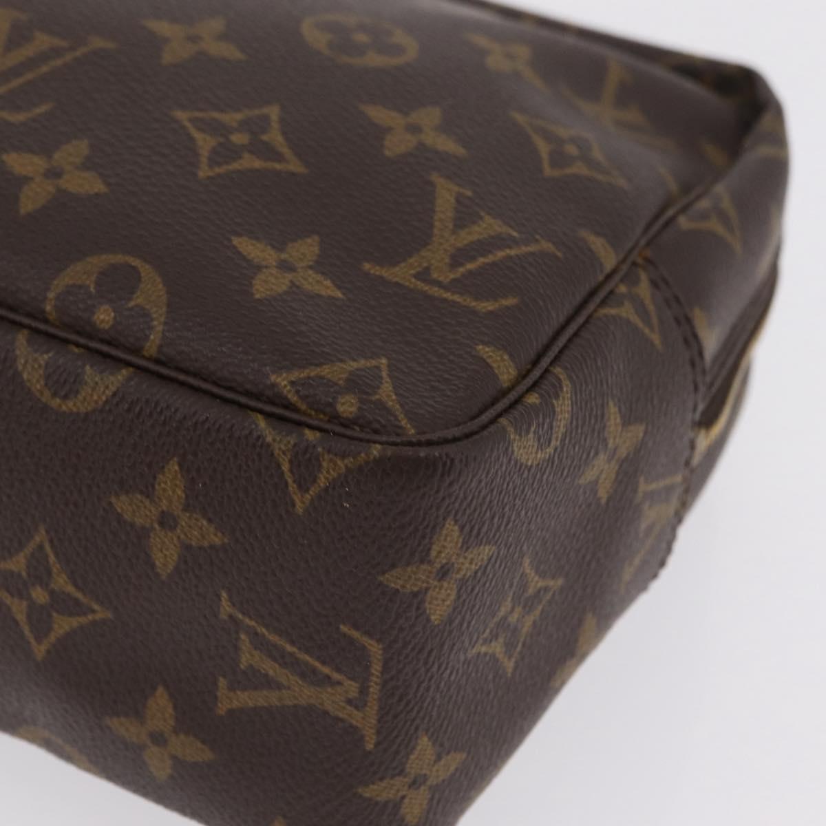 LOUIS VUITTON Monogram Trousse Toilette 28 Clutch Bag M47522 LV Auth 207135