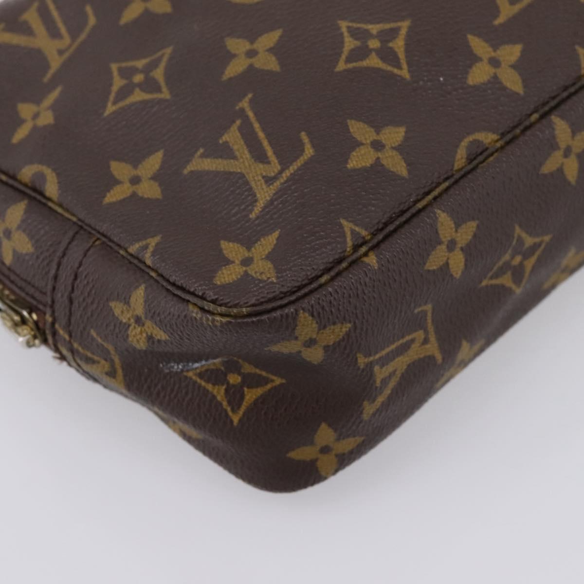 LOUIS VUITTON Monogram Trousse Toilette 23 Clutch Bag M47524 LV Auth 207151