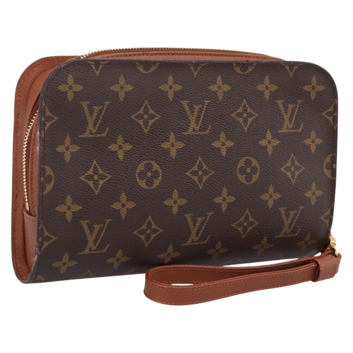 LOUIS VUITTON Monogram Orsay Clutch Bag M51790 LV Auth 207163