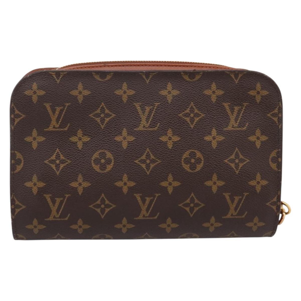 LOUIS VUITTON Monogram Orsay Clutch Bag M51790 LV Auth 207163