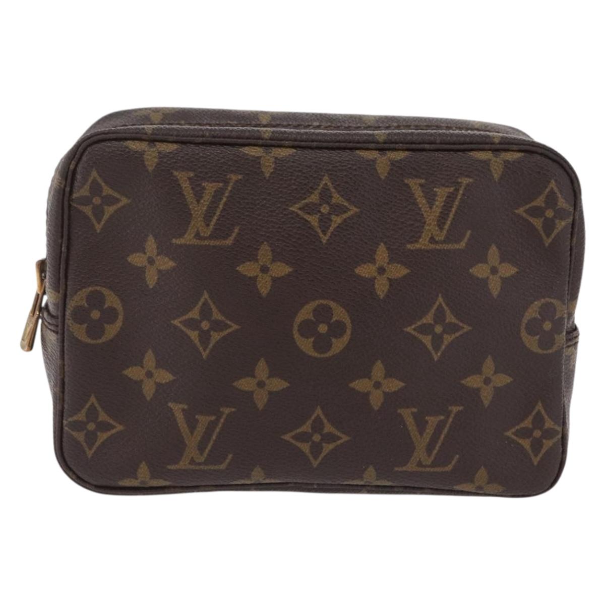 LOUIS VUITTON Monogram Trousse Toilette 18 Pouch M47526 LV Auth 207164