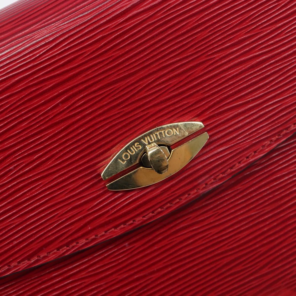 LOUIS VUITTON Epi Malesherbes Hand Bag Red M52377 LV Auth 207203