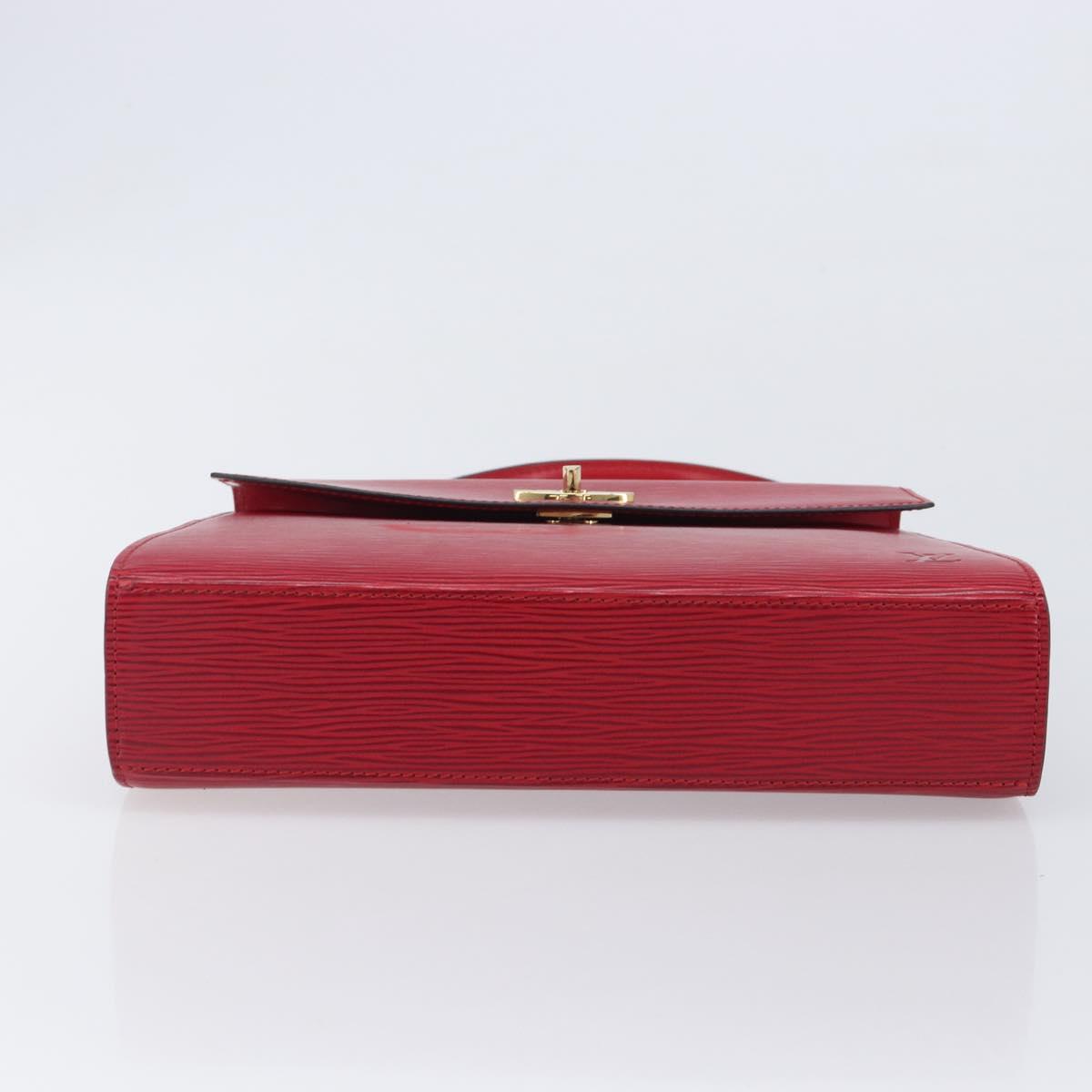 LOUIS VUITTON Epi Malesherbes Hand Bag Red M52377 LV Auth 207203
