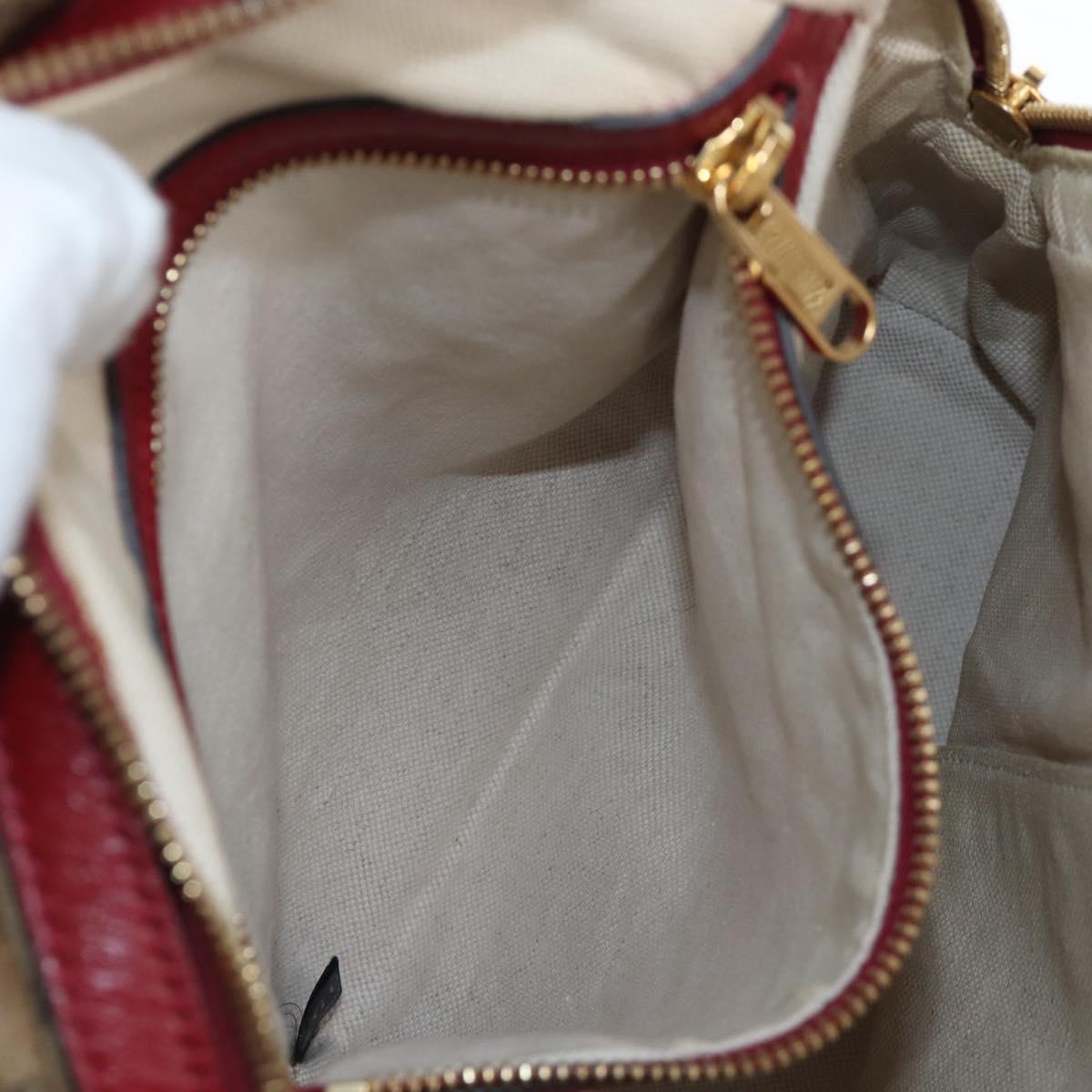 GUCCI Micro GG Supreme Doraemon Backpack PVC Beige Gold 647816 Auth 207209M