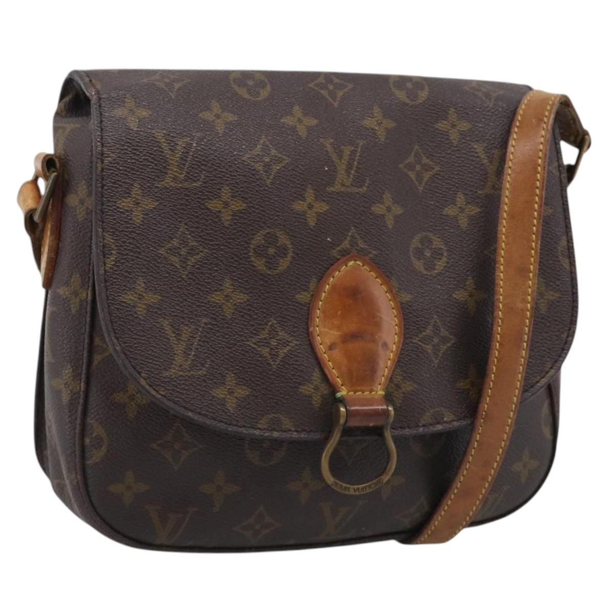 LOUIS VUITTON Monogram Saint Cloud GM Shoulder Bag M51242 LV Auth 207218