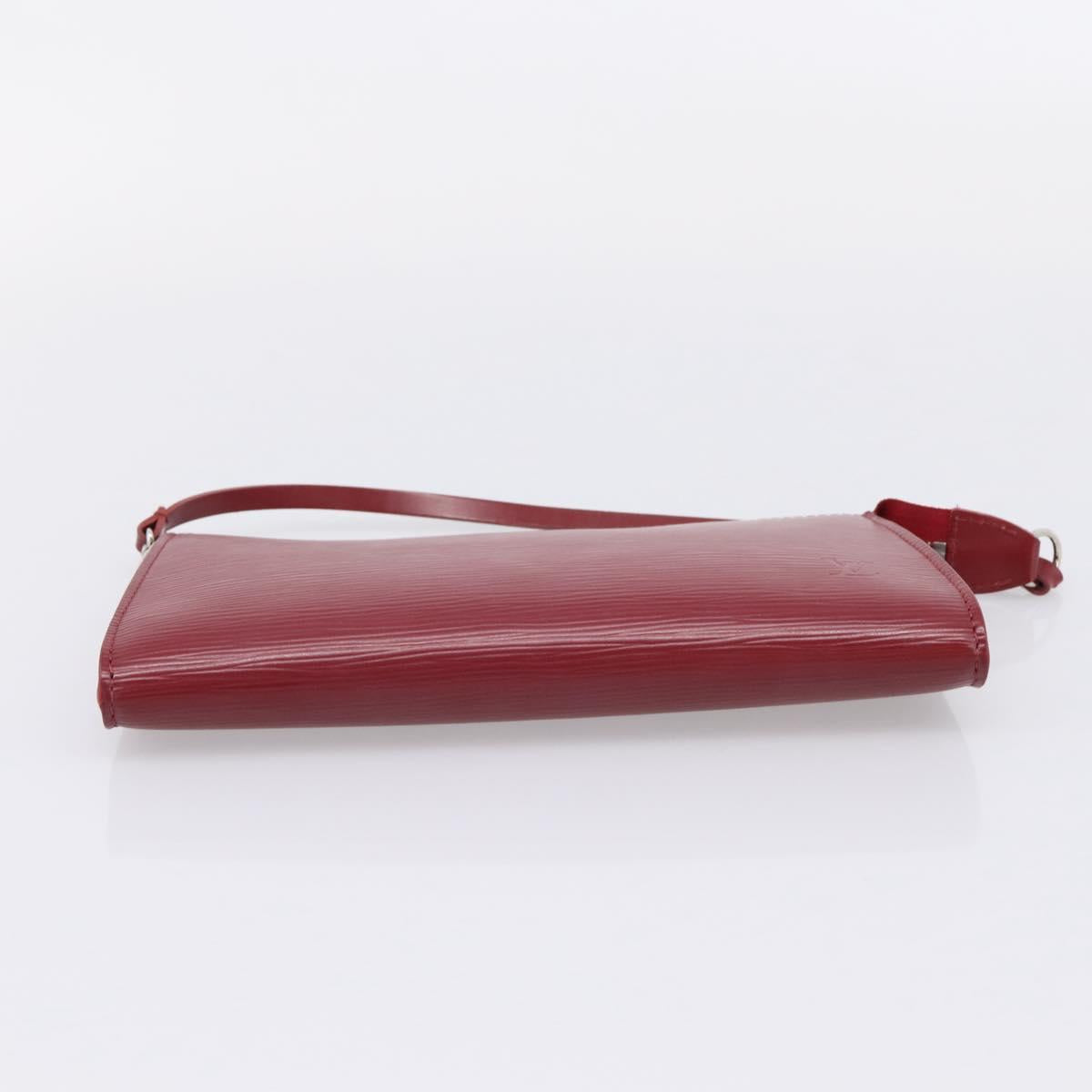 LOUIS VUITTON Epi Pochette Accessoires Accessory Wine Red M5298M Auth 207241A