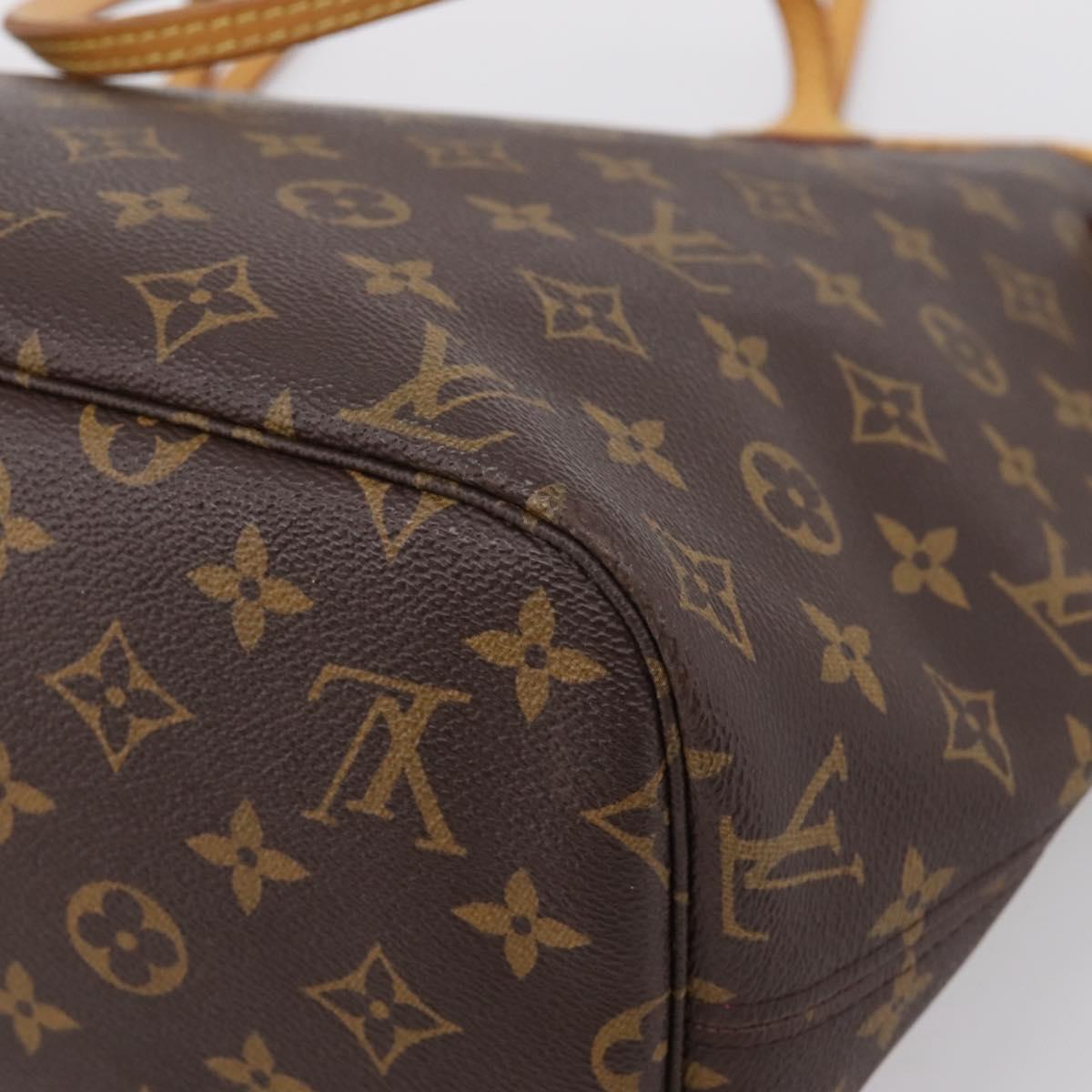 LOUIS VUITTON Monogram Neverfull MM Tote Bag M40156 LV Auth 207259V