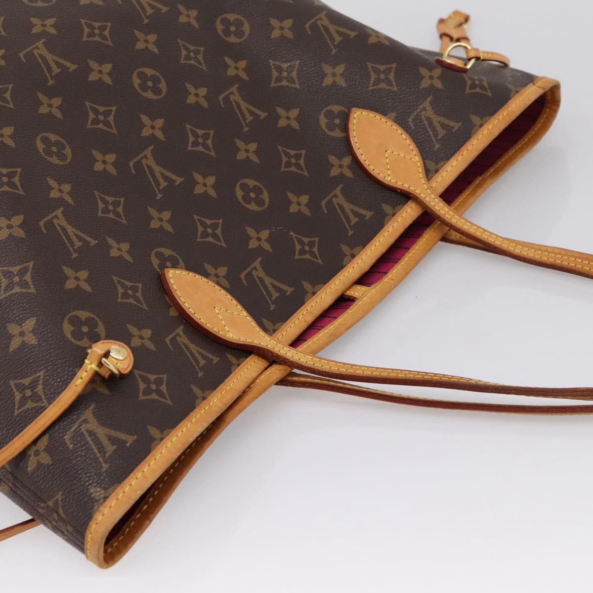 LOUIS VUITTON Monogram Neverfull MM Tote Bag M40156 LV Auth 207259V