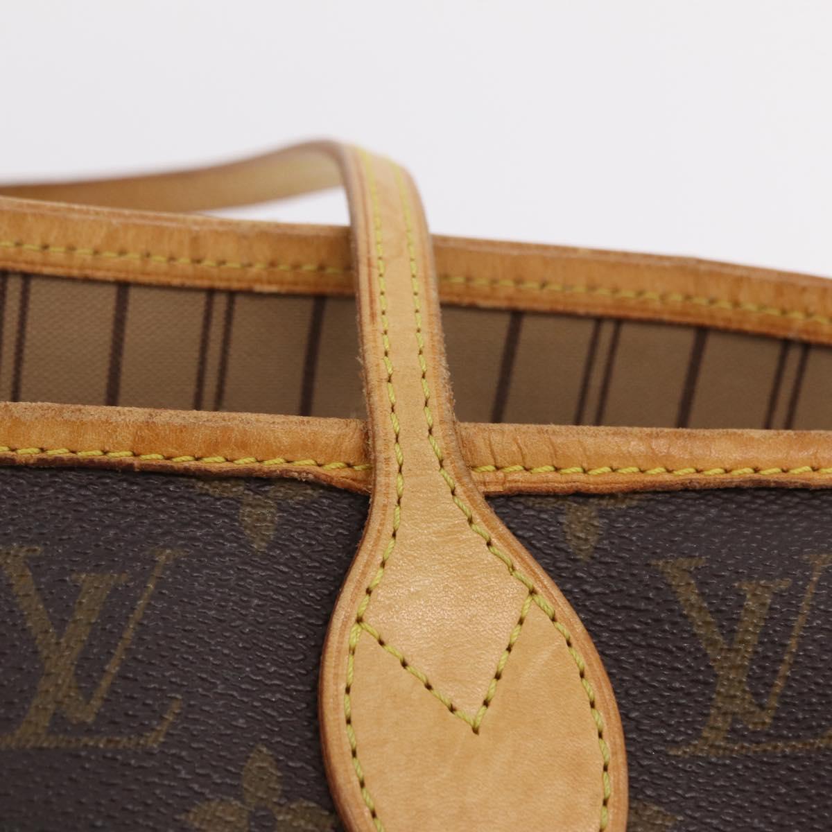 LOUIS VUITTON Monogram Neverfull MM Tote Bag M40156 LV Auth 207260