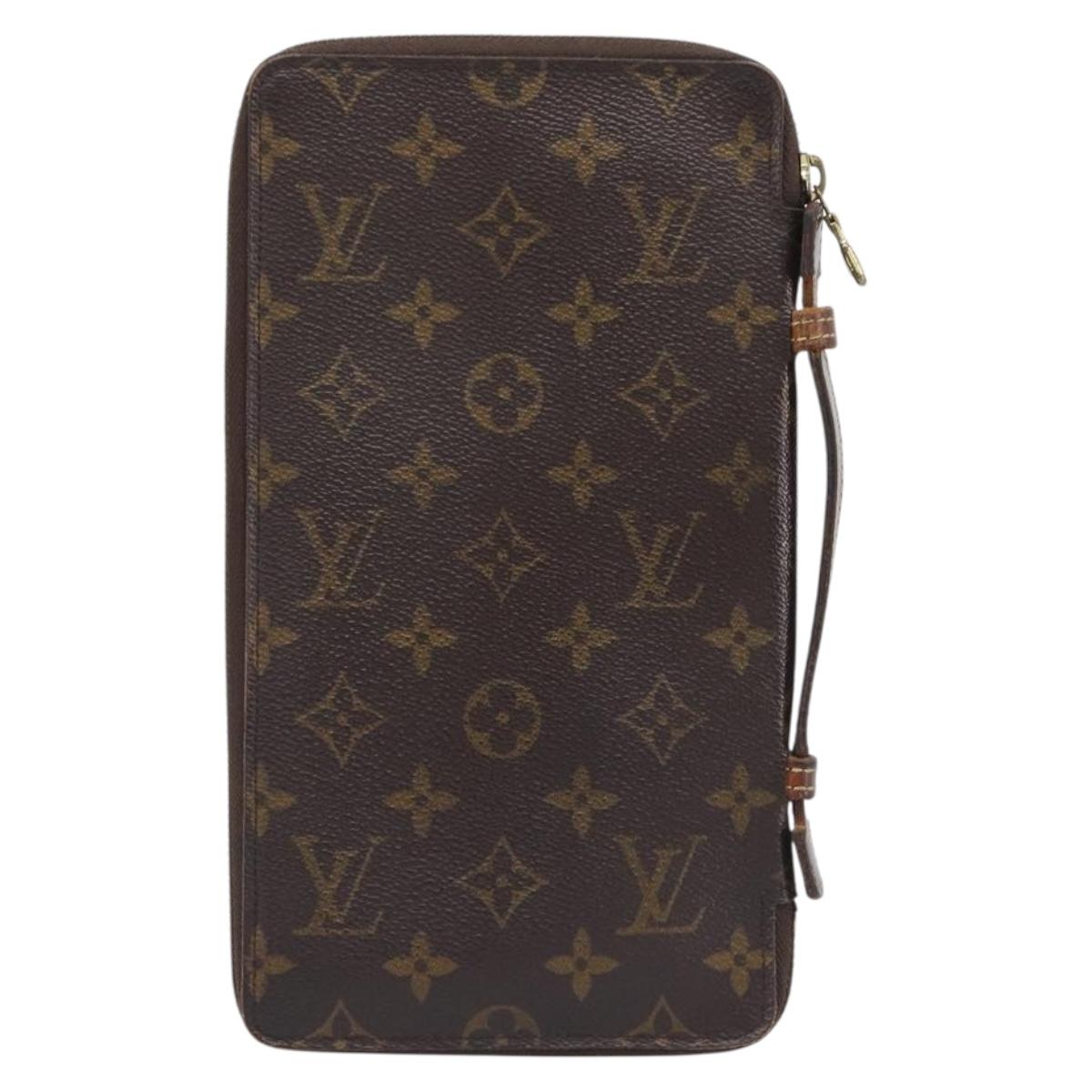 LOUIS VUITTON Monogram Organizer De Voyage Travel Case M60119 LV Auth 207265
