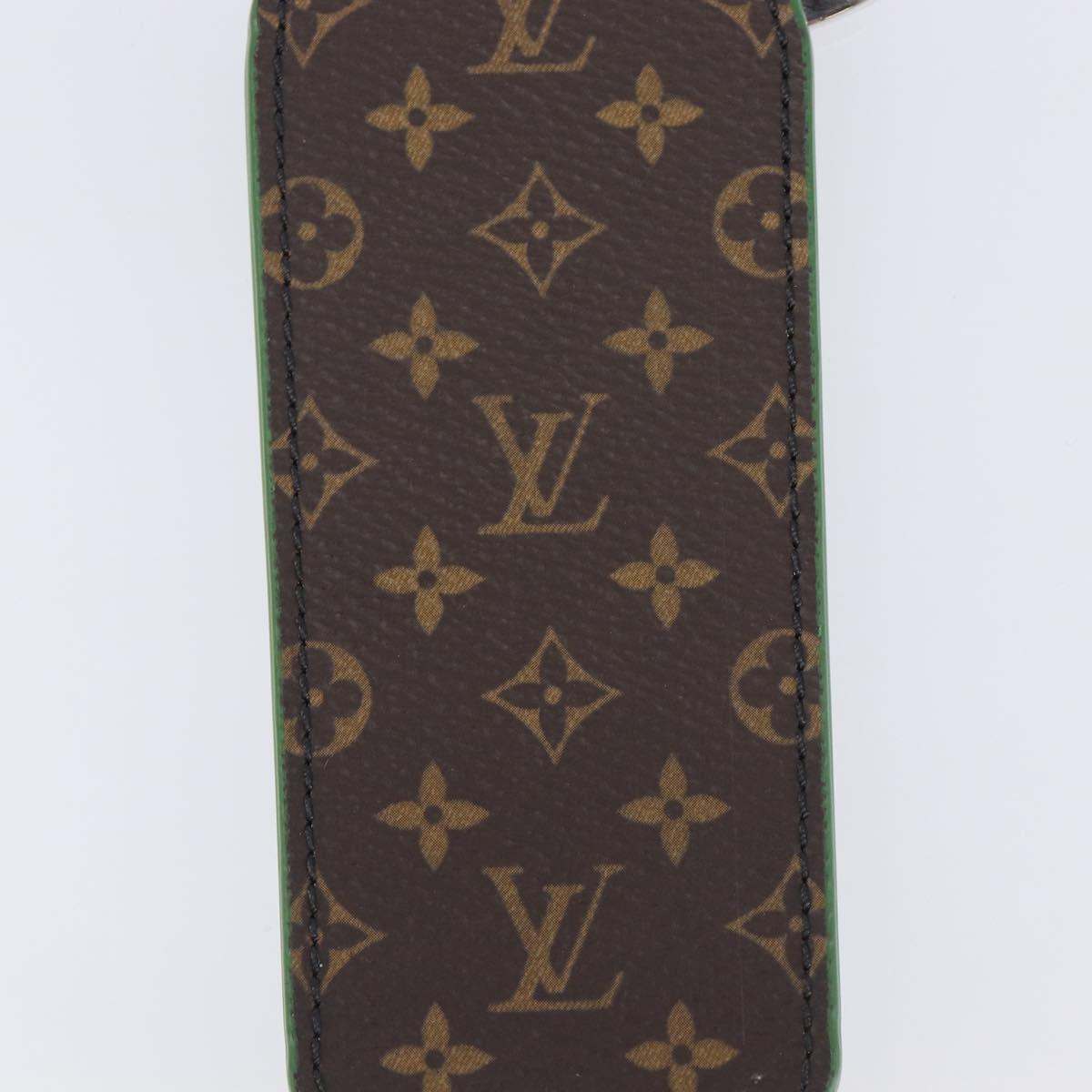 LOUIS VUITTON Monogram Porte Cles LV Painted Charm Leather MP3384 Auth 207273M