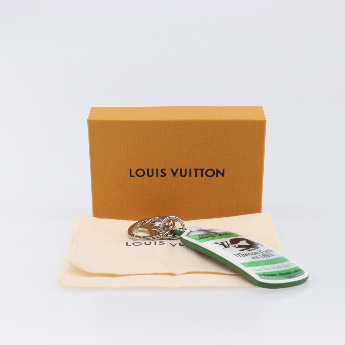 LOUIS VUITTON Monogram Porte Cles LV Painted Charm Leather MP3384 Auth 207273M