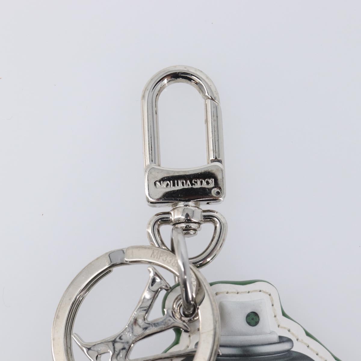 LOUIS VUITTON Monogram Porte Cles LV Painted Charm Leather MP3384 Auth 207273M