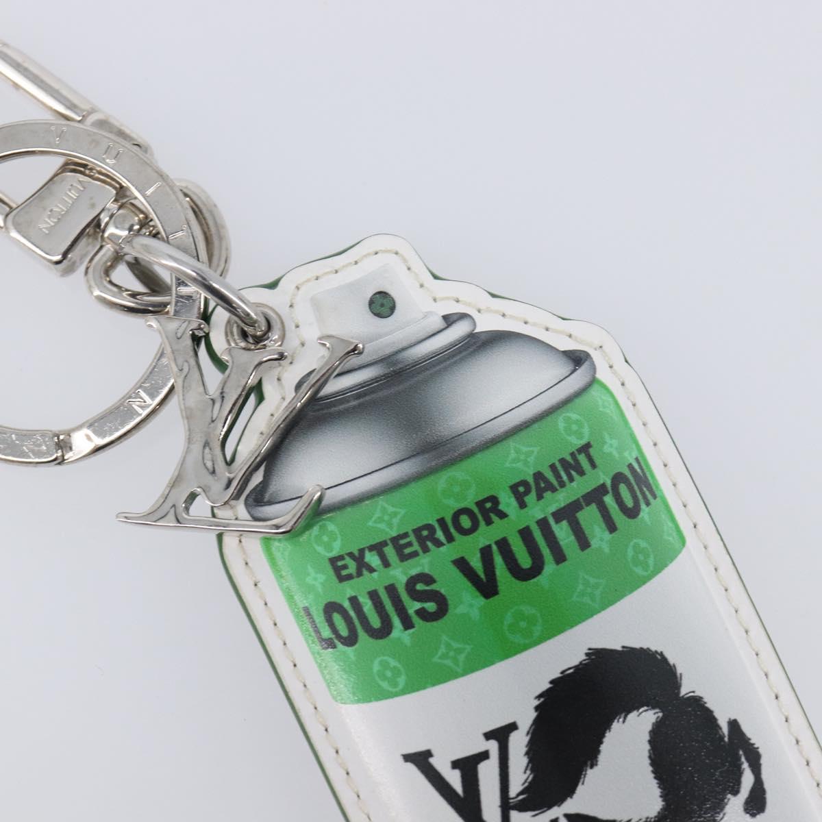 LOUIS VUITTON Monogram Porte Cles LV Painted Charm Leather MP3384 Auth 207273M