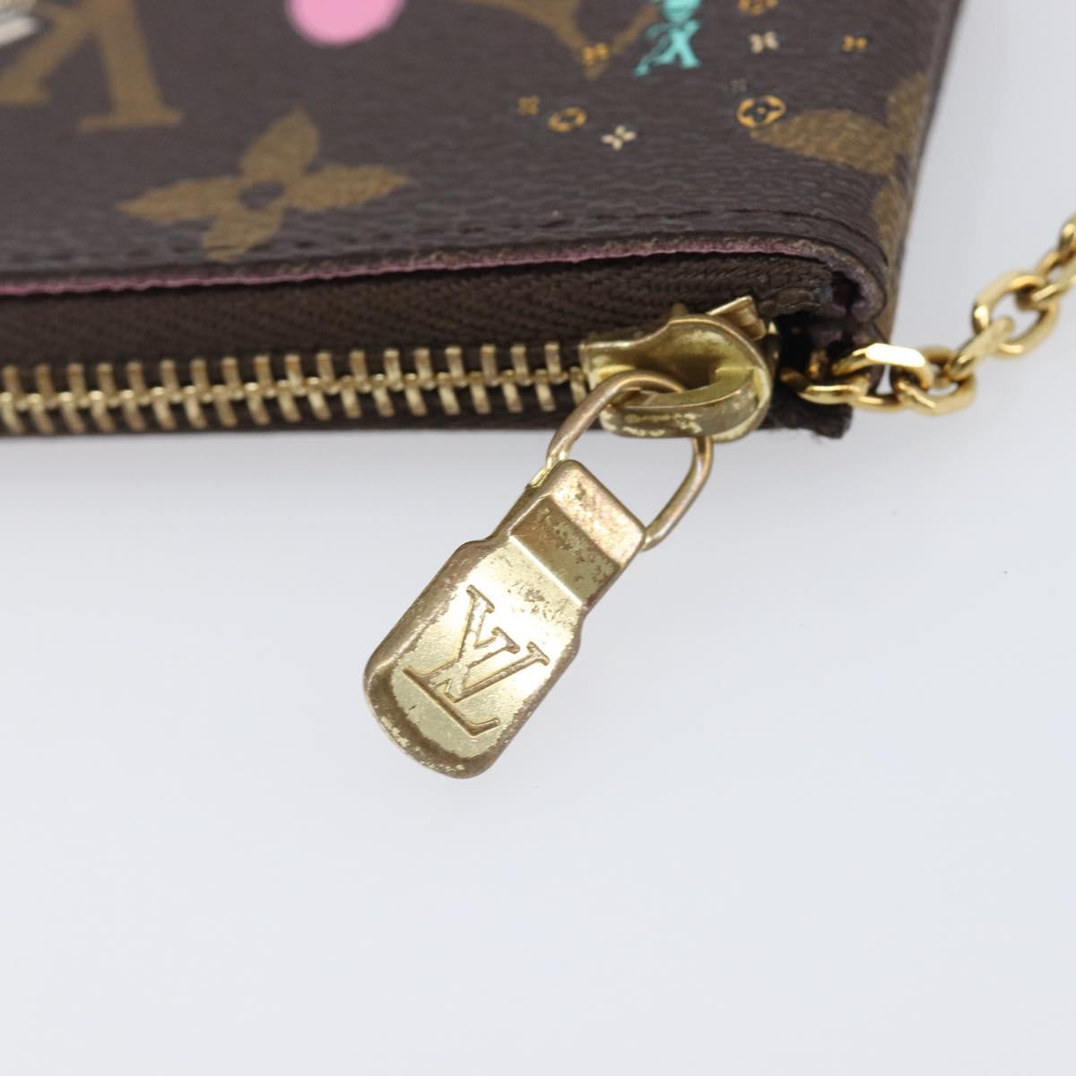 LOUIS VUITTON Monogram Vivienne Pochette Cles Coin Purse M81639 LV Auth 207277M