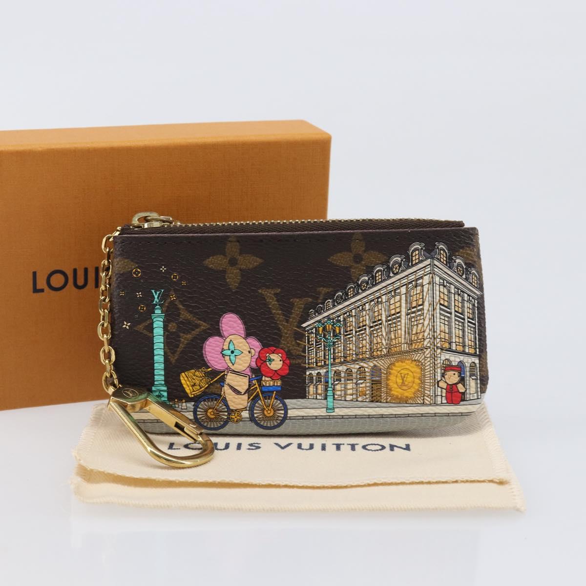 LOUIS VUITTON Monogram Vivienne Pochette Cles Coin Purse M81639 LV Auth 207277M