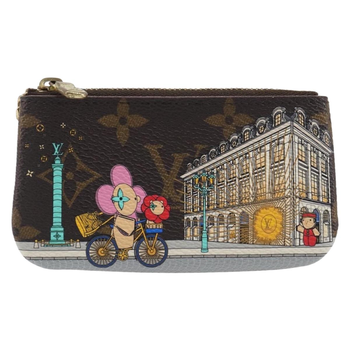 LOUIS VUITTON Monogram Vivienne Pochette Cles Coin Purse M81639 LV Auth 207277M