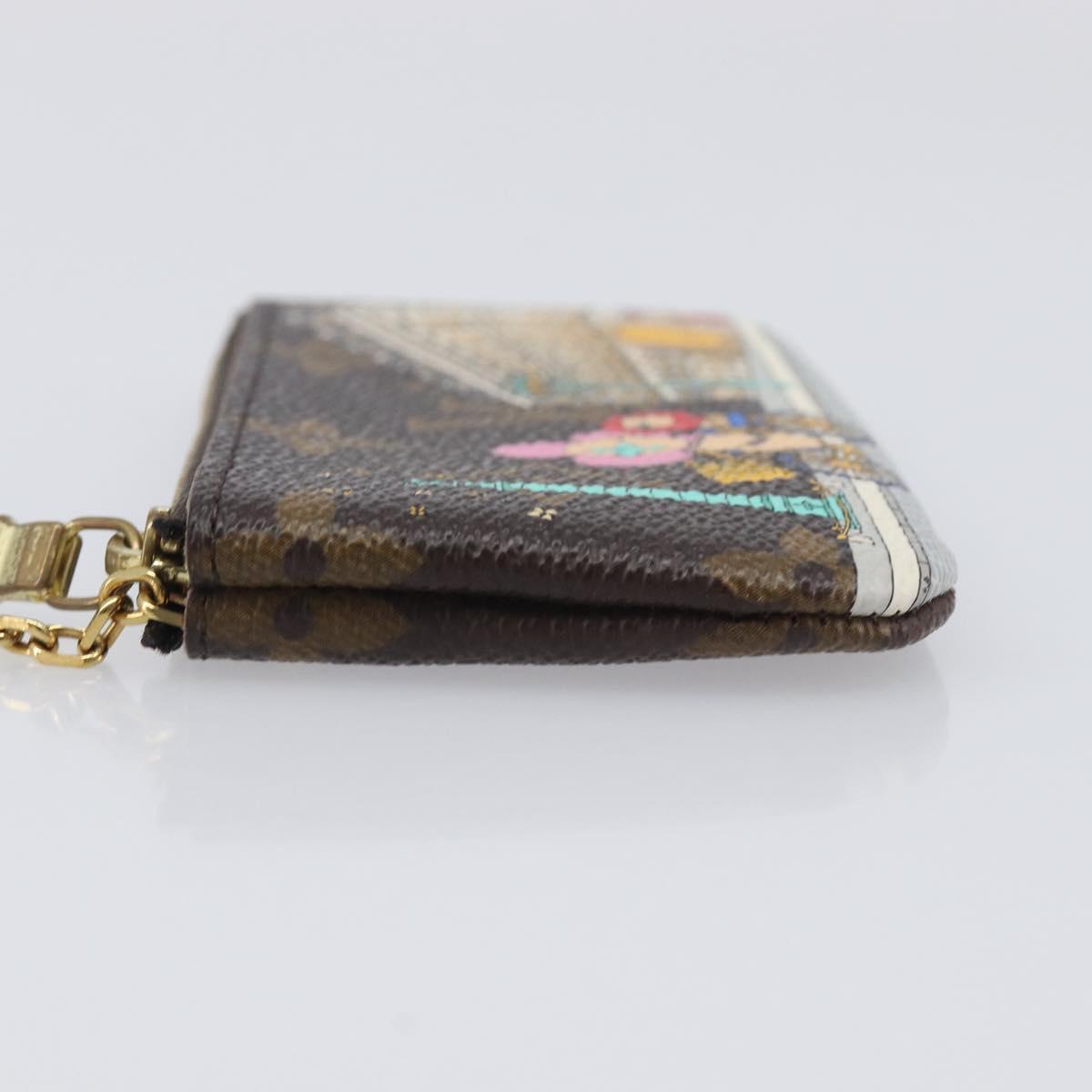 LOUIS VUITTON Monogram Vivienne Pochette Cles Coin Purse M81639 LV Auth 207277M