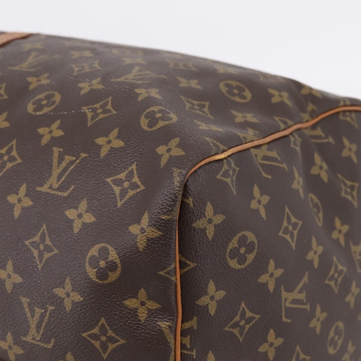 LOUIS VUITTON Monogram Keepall 55 Boston Bag USA limited M41424 LV Auth 207321