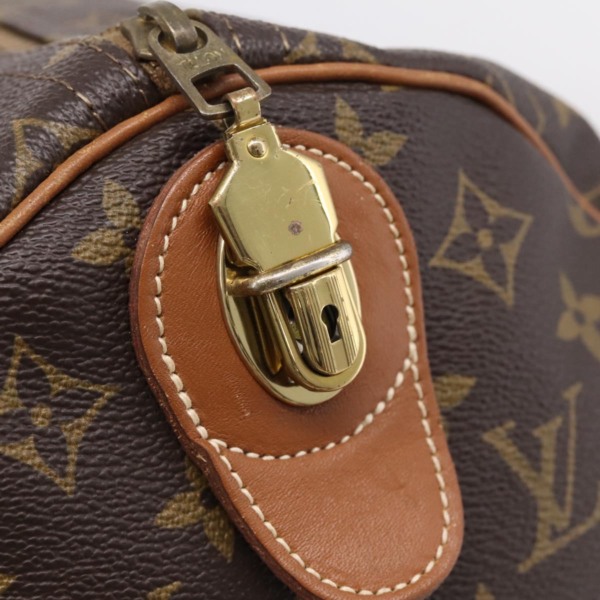 LOUIS VUITTON Monogram Keepall 55 Boston Bag USA limited M41424 LV Auth 207321