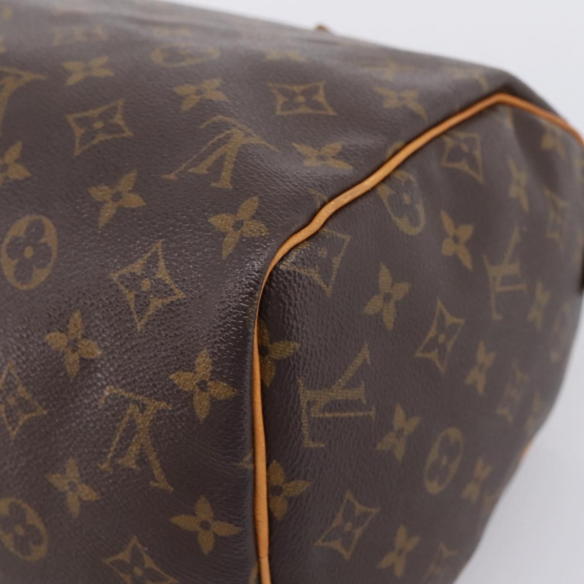 LOUIS VUITTON Monogram Speedy 30 Hand Bag M41526 LV Auth 207346V
