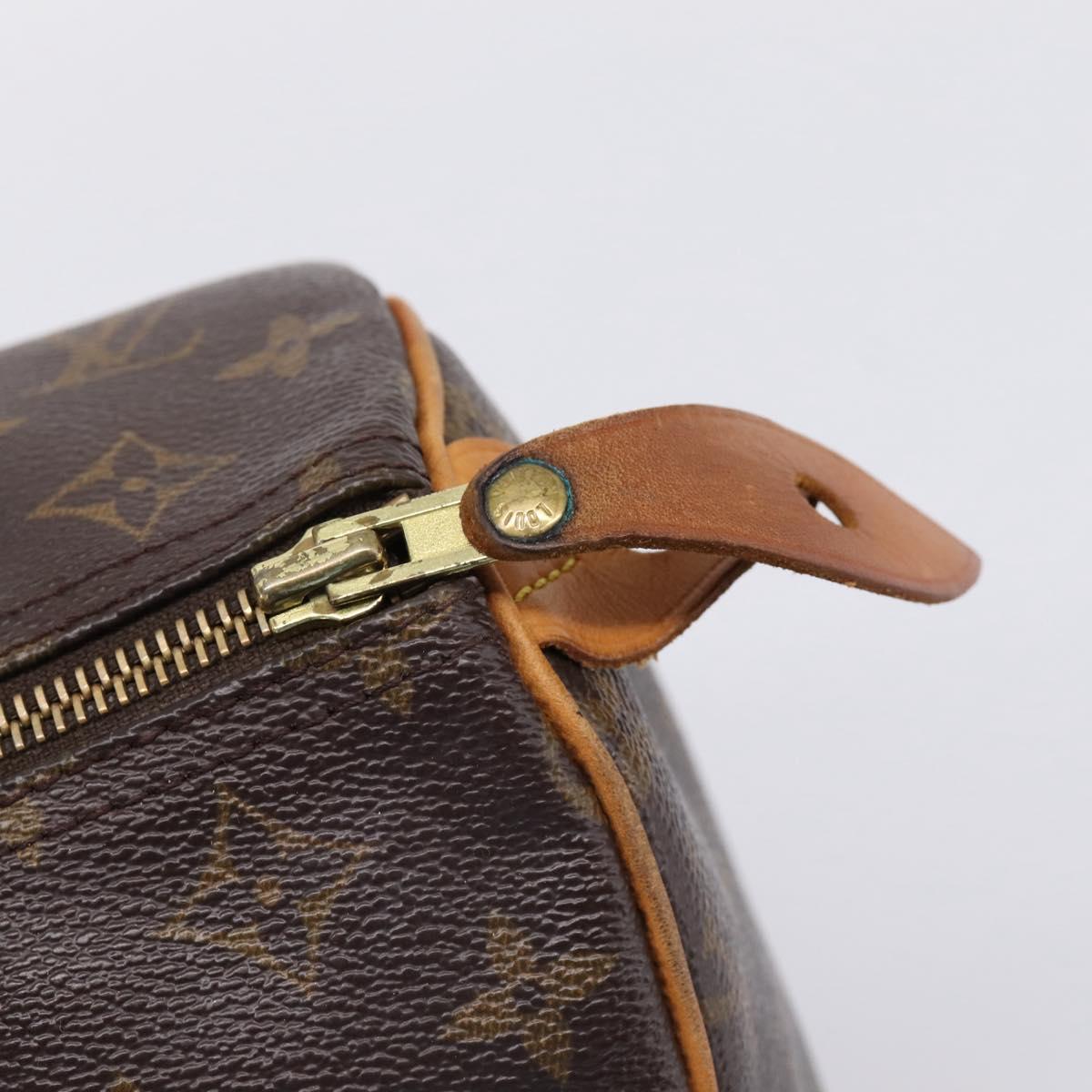 LOUIS VUITTON Monogram Speedy 30 Hand Bag M41526 LV Auth 207346V