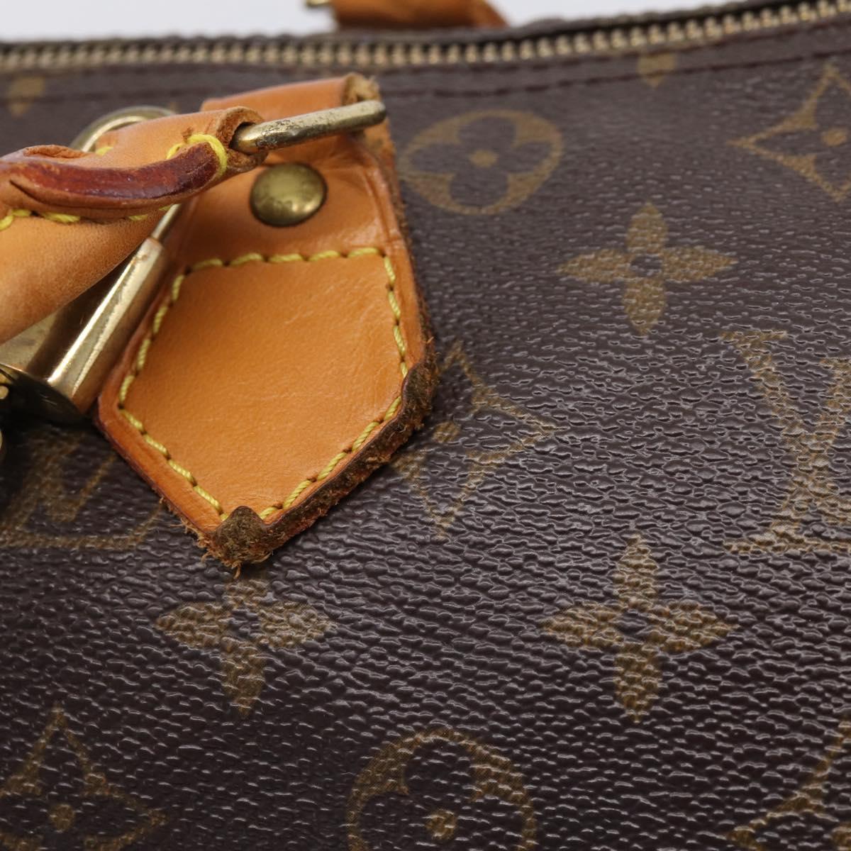 LOUIS VUITTON Monogram Speedy 30 Hand Bag M41526 LV Auth 207346V