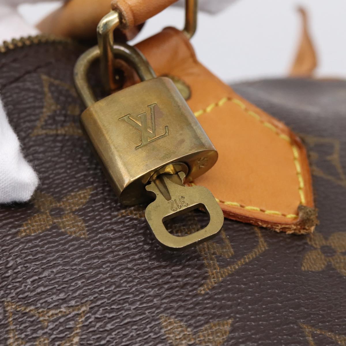 LOUIS VUITTON Monogram Speedy 30 Hand Bag M41526 LV Auth 207346V
