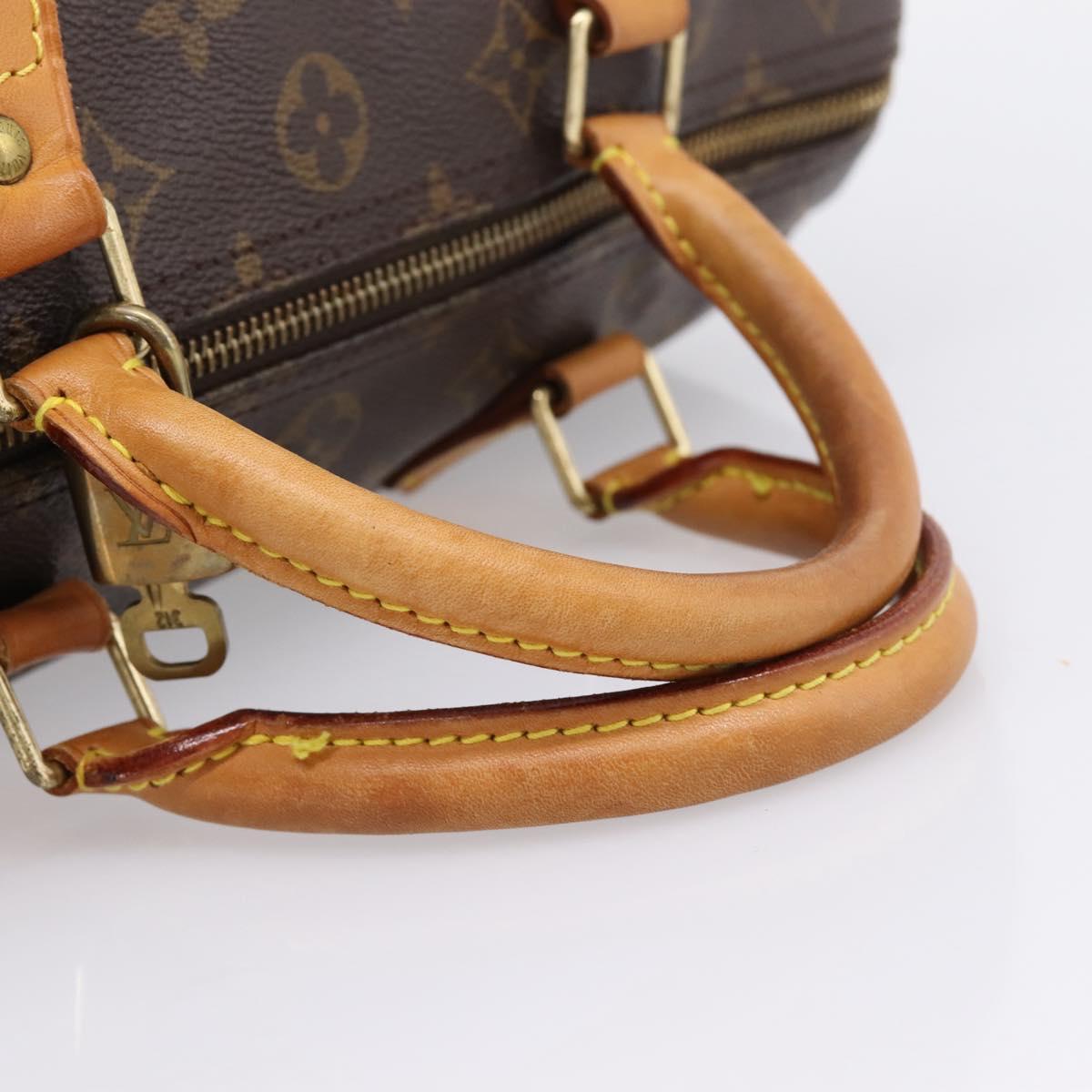 LOUIS VUITTON Monogram Speedy 30 Hand Bag M41526 LV Auth 207346V