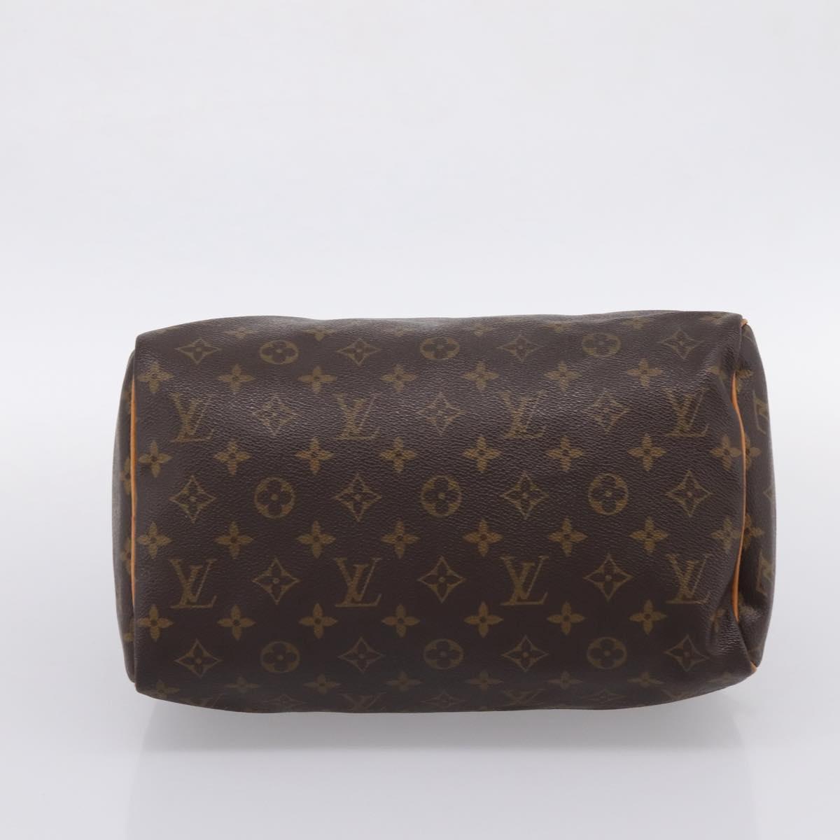 LOUIS VUITTON Monogram Speedy 30 Hand Bag M41526 LV Auth 207346V