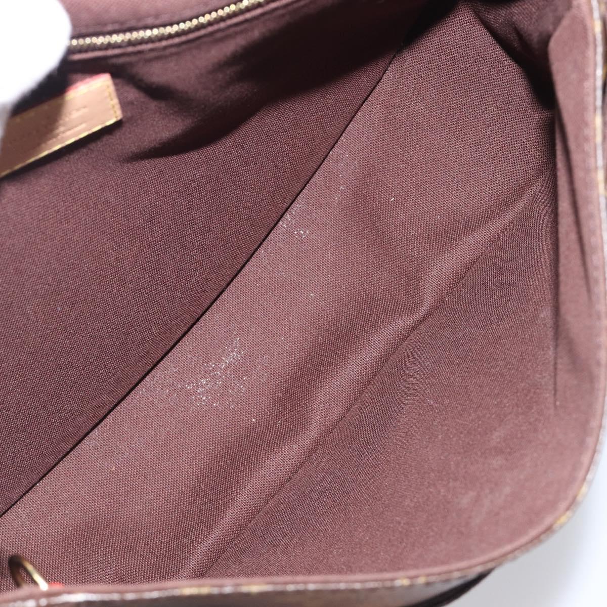 LOUIS VUITTON Monogram Menilmontant PM Shoulder Bag M40474 LV Auth 207347SAV