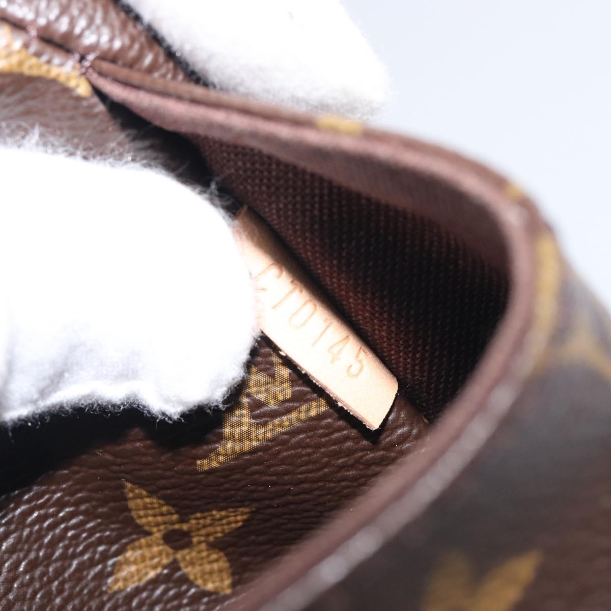 LOUIS VUITTON Monogram Menilmontant PM Shoulder Bag M40474 LV Auth 207347SAV