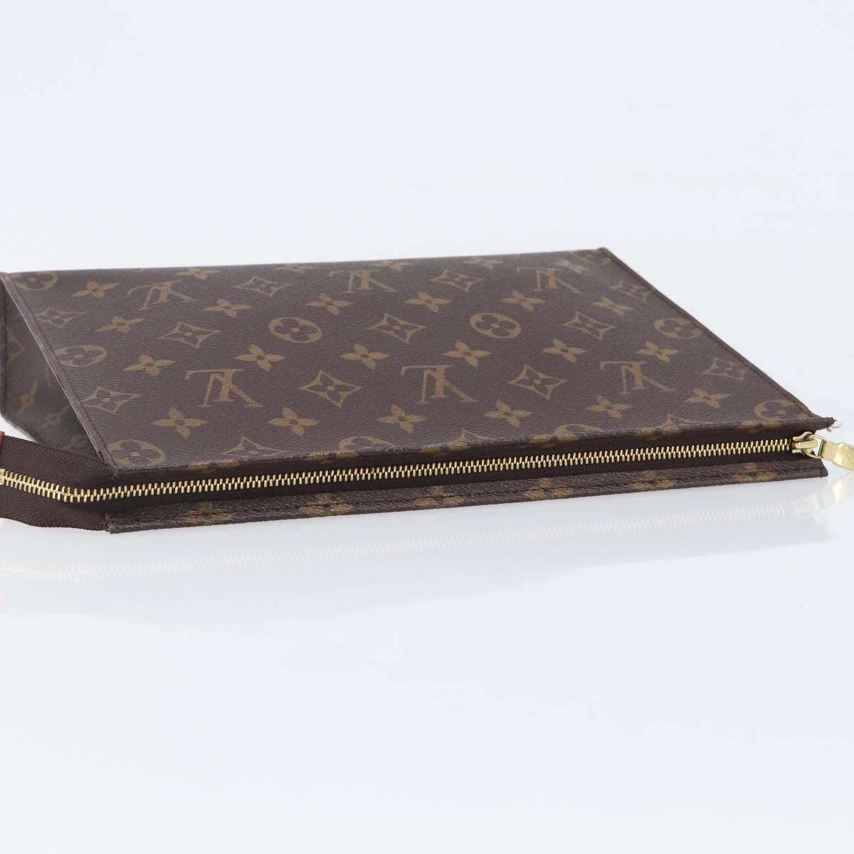 LOUIS VUITTON Monogram Poche Toilette 26 Pouch M47542 LV Auth 207402A