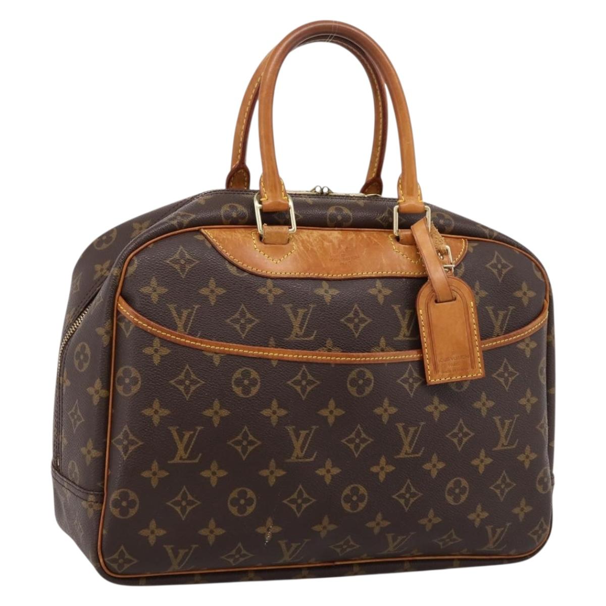 LOUIS VUITTON Monogram Deauville Hand Bag M47270 LV Auth 207403